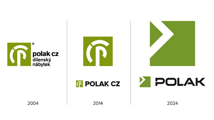 Rebranding loga - dílenský nábytek POLAK